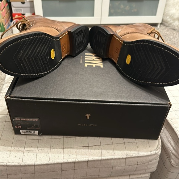 Frye John Addison lace up boot, brown, size 10.5 - Picture 3 of 4